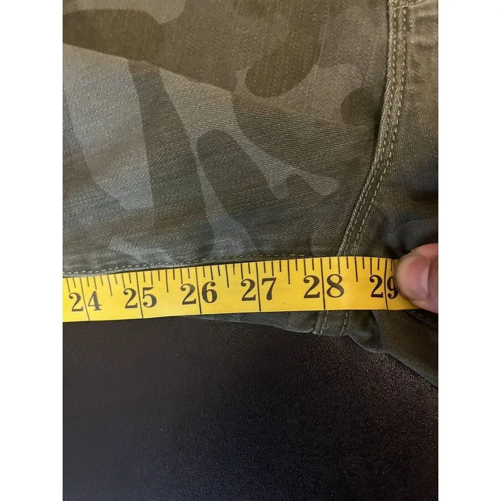 Social Standard Sanctuary Camouflage Camo High Rise Jeans Pant Skinny Ankle 8/29